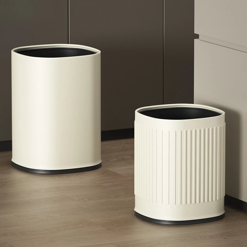 

Luxury Kitchen Trash Can Living Room Waste Bins Simple Bedroom Large Capacity Garbage Can Modern Bathroom Storage Litter Bin