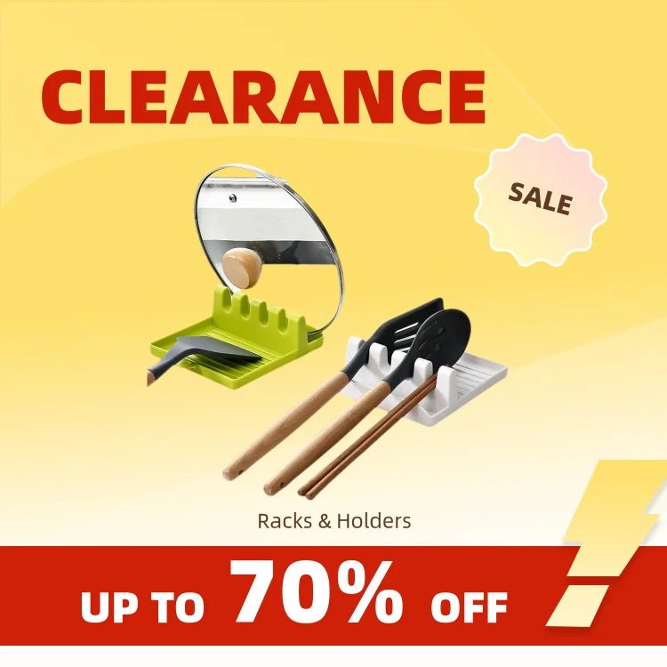 Clearance_Kitchen Spoon Holders Fork Spatula Rack Shelf Organizer Plastic Spoon Rest Chopsticks Holder Non-slip Spoons Pad Kitch