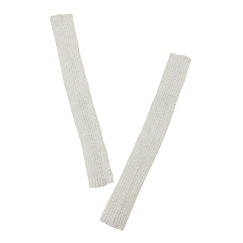 2025 겨울 팔 워머-1쌍 니트 손가락 없는 장갑 두꺼운 커프스, 통기성 및 땀 방지 자전거 타기, 체육관, 사무실용