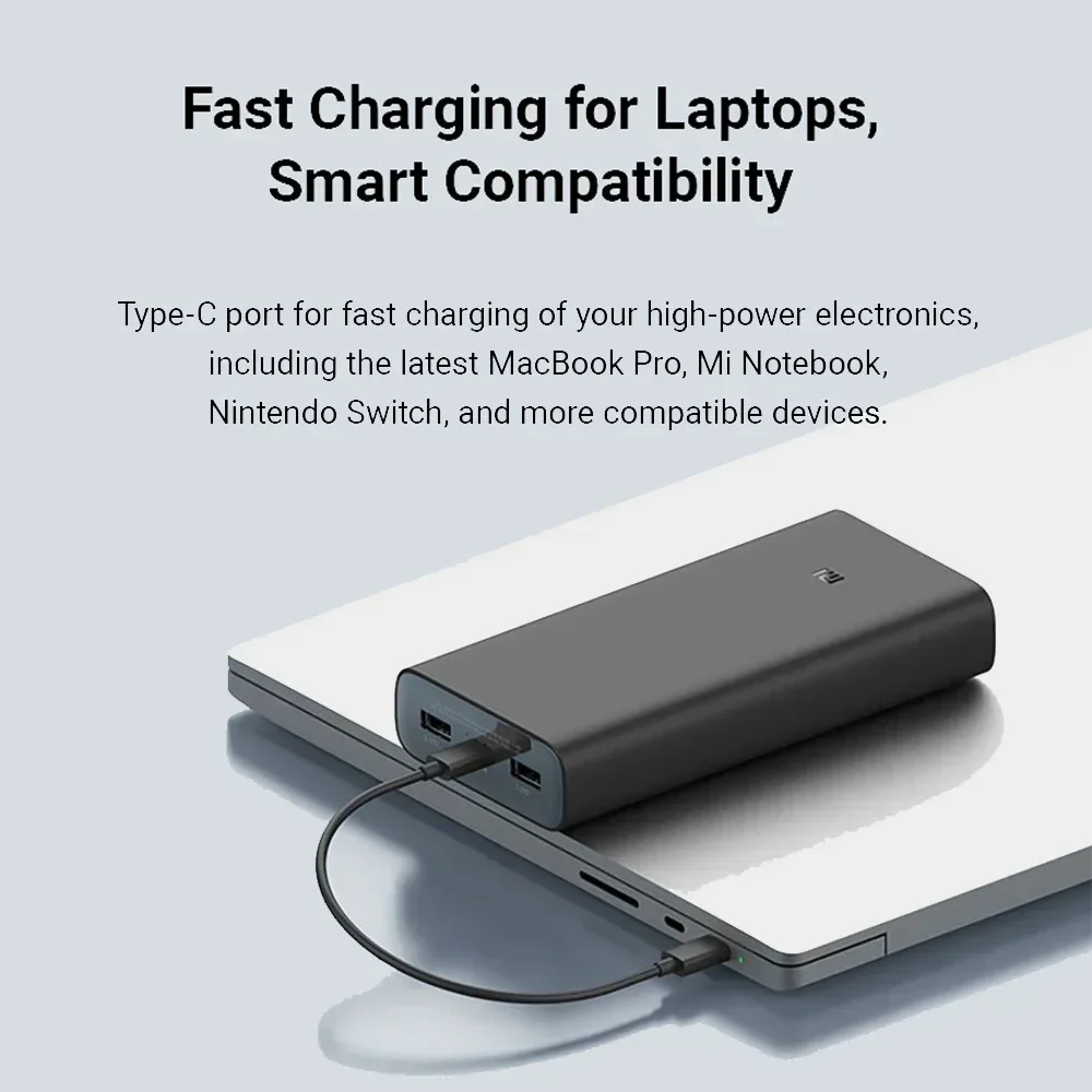 2024 new Mi PowerBank 20000mAh PB200SZM Power Bank Fast Charging 50W Flash Charging Powerbank 2 USB 1 Type C Output Powerbank