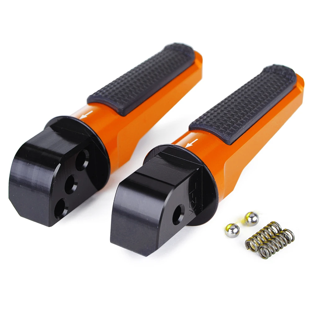 Rear Foot Pegs Passenger Pedal For KAWASAKI ER-6F Z400 Z650 Z750 Z750R Z800 Z900 Z900RS Z1000 Z1000R ZX-6R ZX-10R ZZR1400