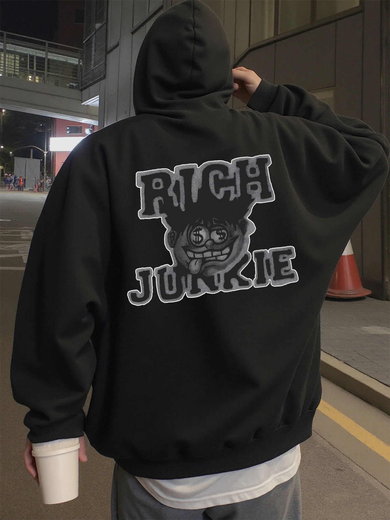 

Толстовка с капюшоном для мужчин, уличная одежда, толстовки с героями мультфильмов для мальчиков, мужские толстовки с героями мультфильмов, осенью и зимой.