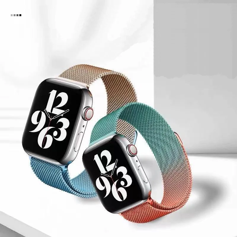 Imagem -03 - Metal Gradiente de Duas Cores Adequado para Apple Ver 38 Mm44 mm Sucção Loop Magnético Apple Ver Strap Iver6 Fhx25bd Pcs