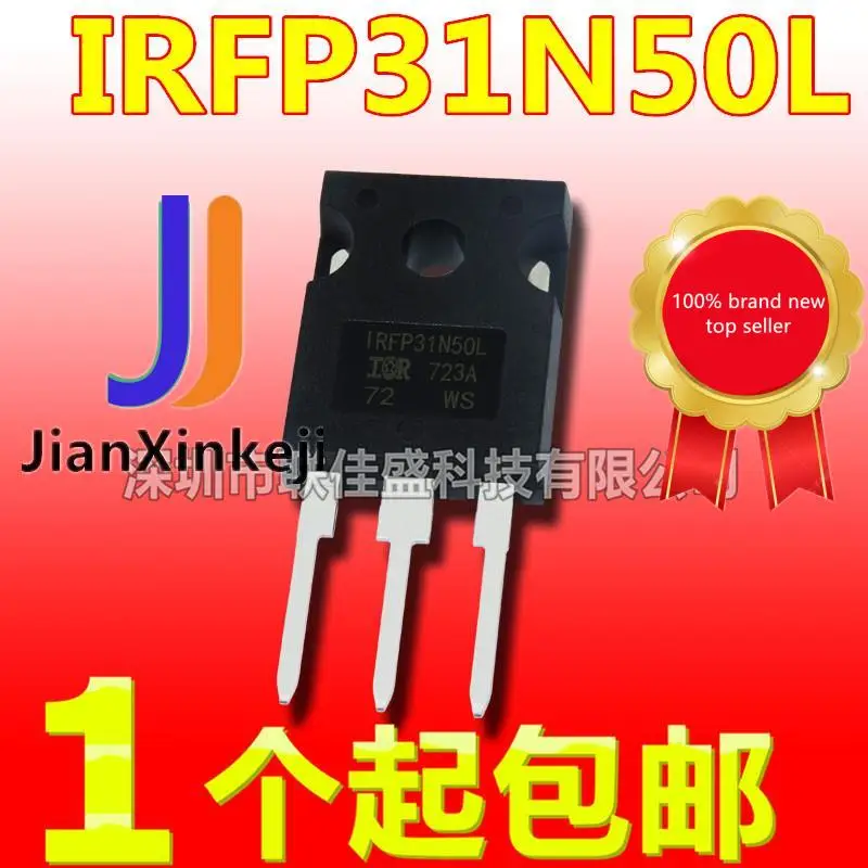 

10pcs 100% orginal new in stock IRFP31N50L IRFP31N50 31A 500V TO-247 N-channel MOS tube field effect