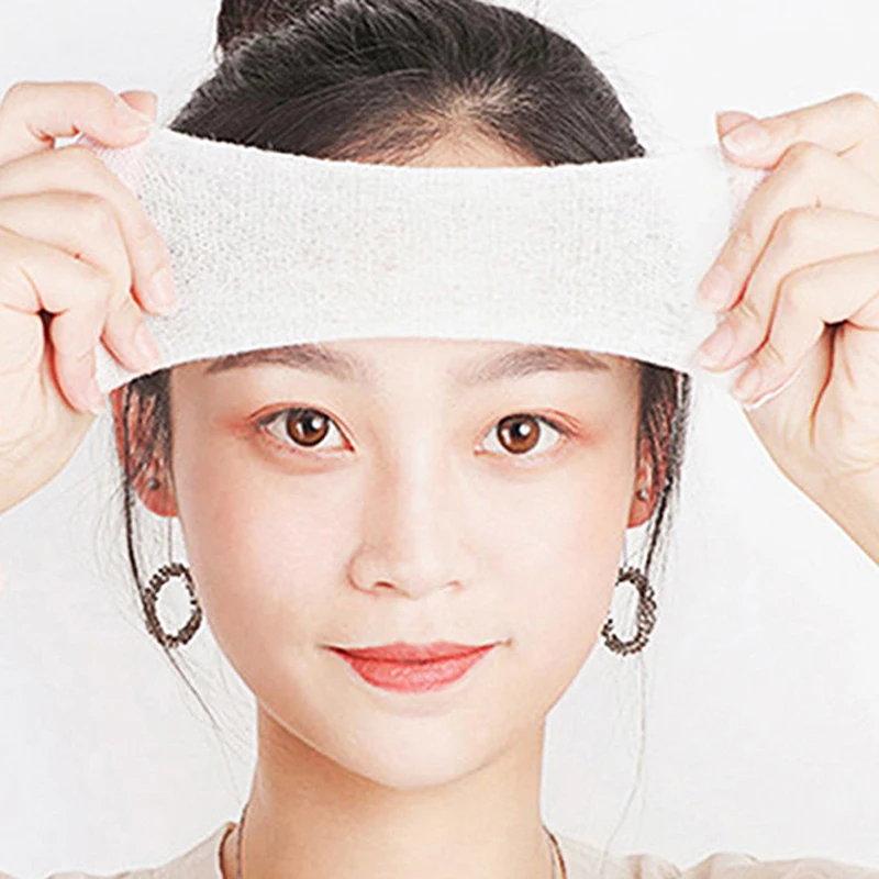 

50/240Pcs Stretchable Elasticity Disposable Cosmetic Cotton Mask Wet Compress Wipe Mummy Gauze for Face Makeup Cotton Pads