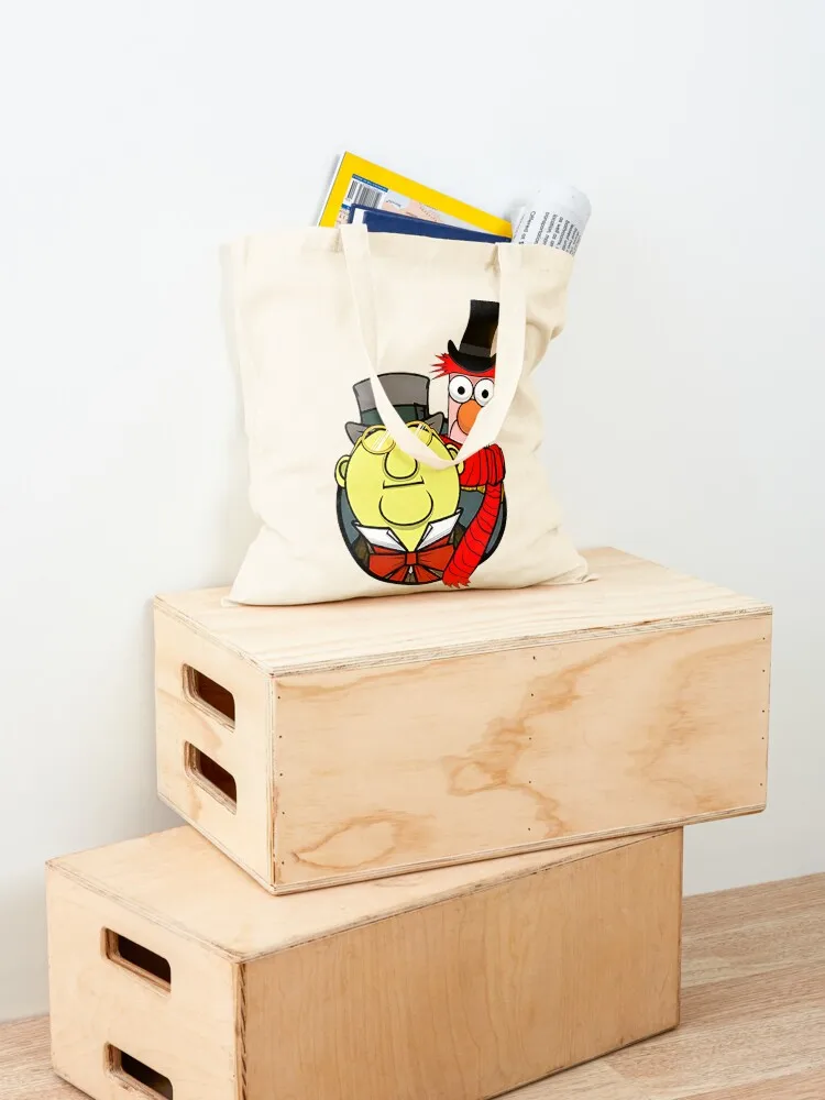 Muppets Christmas Carol - Bunsen Honeydew and Beaker Tote Bag حقيبة تسوق نسائية للمتسوقين