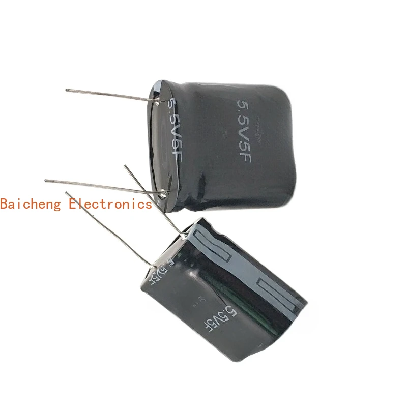 10PCS Farah capacitor 5.5V 5.0F combination type 5.5V5F 26 * 13 * 25MM 18MM pin spacing