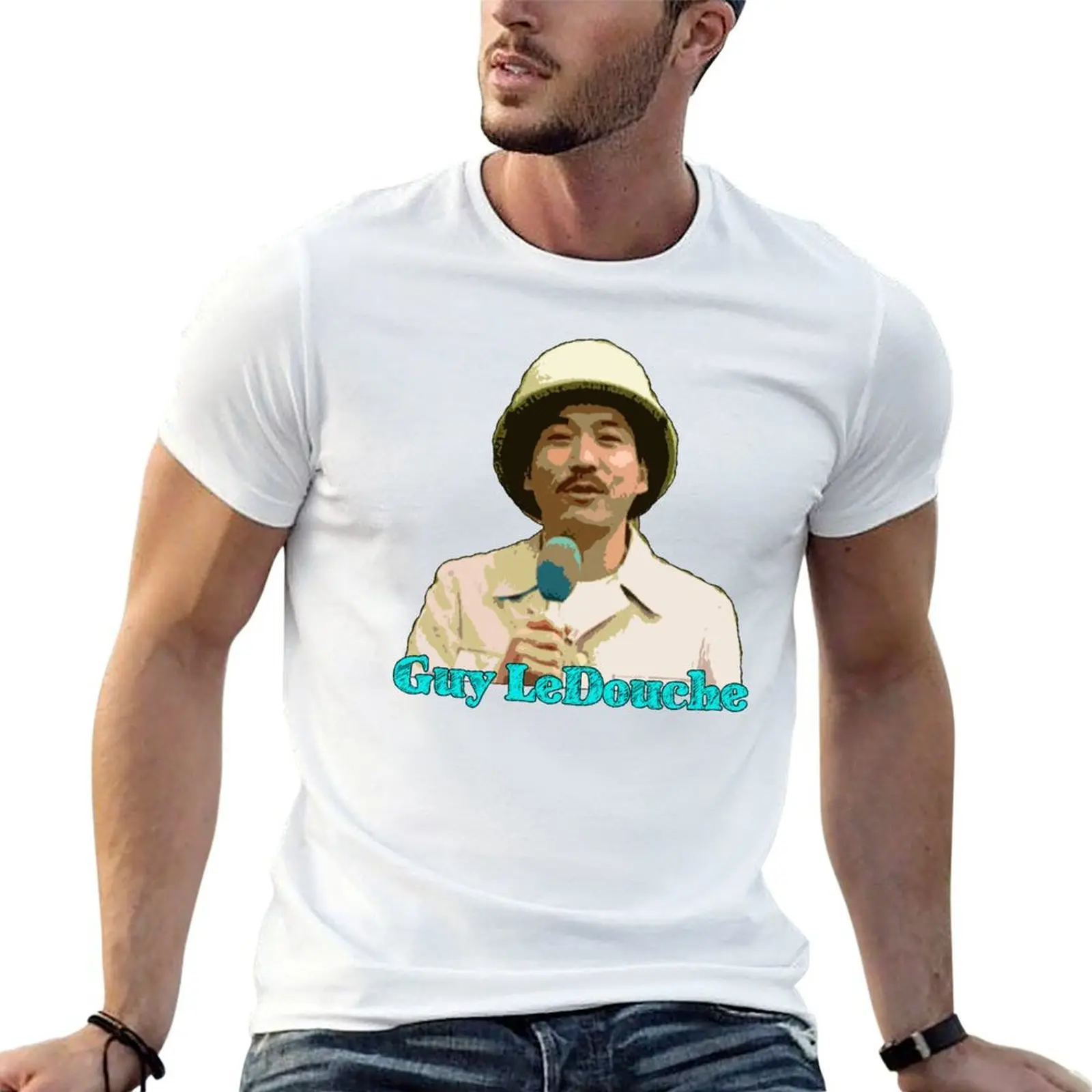Guy LeDouche T-Shirt Funny t-shirts graphics mens shirts graphic tee