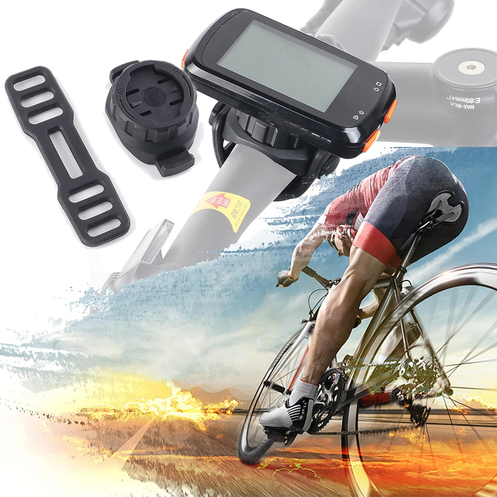 Bike Handlebar Computer Holder Multifunctional Bicycle Headlight Base 360° Rotation MTB Road Bike Stopwatch Bracket for Garmin