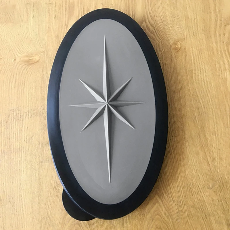 2X Kayak Hatch Cover Kayak barca a remi Deck Plate Kayak Boat Deck Hatch Cover accessori per barche Kayak impermeabili, grigio