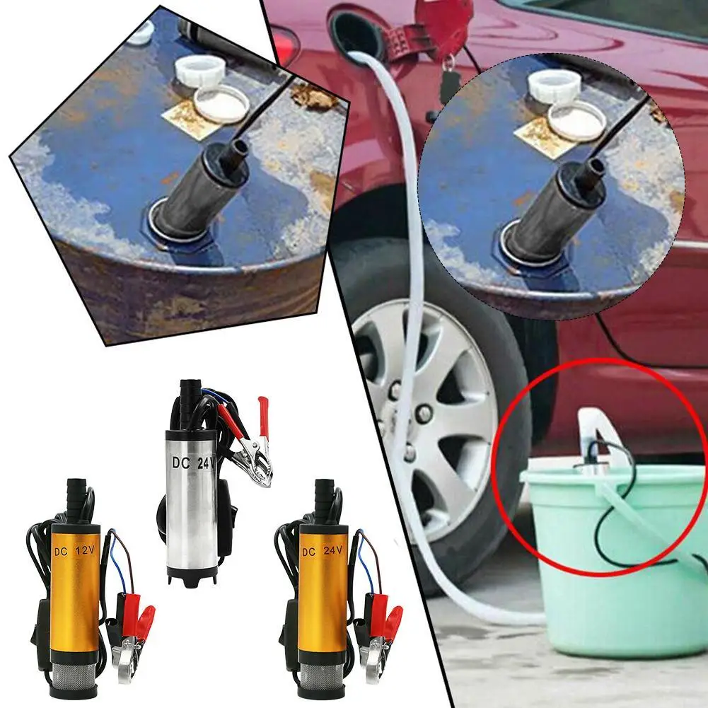 

Submersible Pump 12/24 Volt Fuel Transfer Pump Small Suction Pump 38mm For Pumping Diesel Oil Water Fuel Transfer Pump
