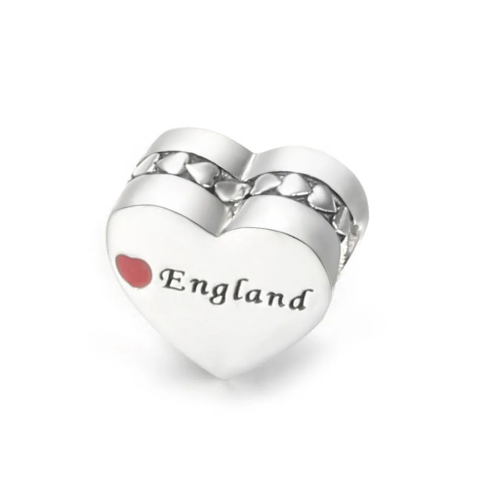 925 Sterling Silver Bead Love Abuelita Family Tree Heart Eiffel Tower Charm Fit Fashion Women Bracelet Bangle Gift DIY Jewelry
