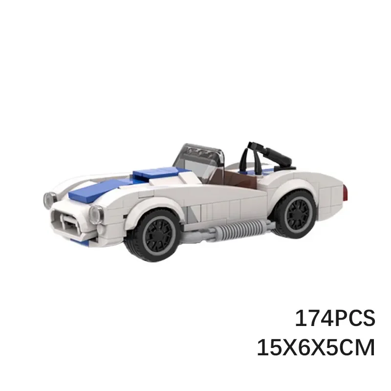 

MOC-50476 Cobra Building Blocks Sports Car Model Assembly Bricks Home Decor Ornament Toys Birthday Party Gifts