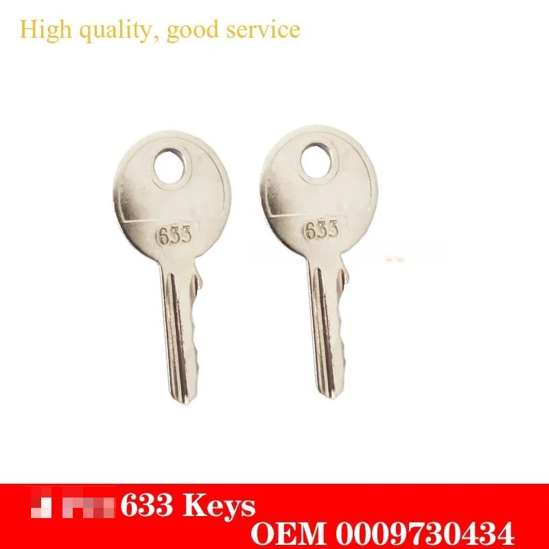 

10Pcs 633 Key Linde Forklift Parts OEM 0009730434 For Linde R14,R16,R20
