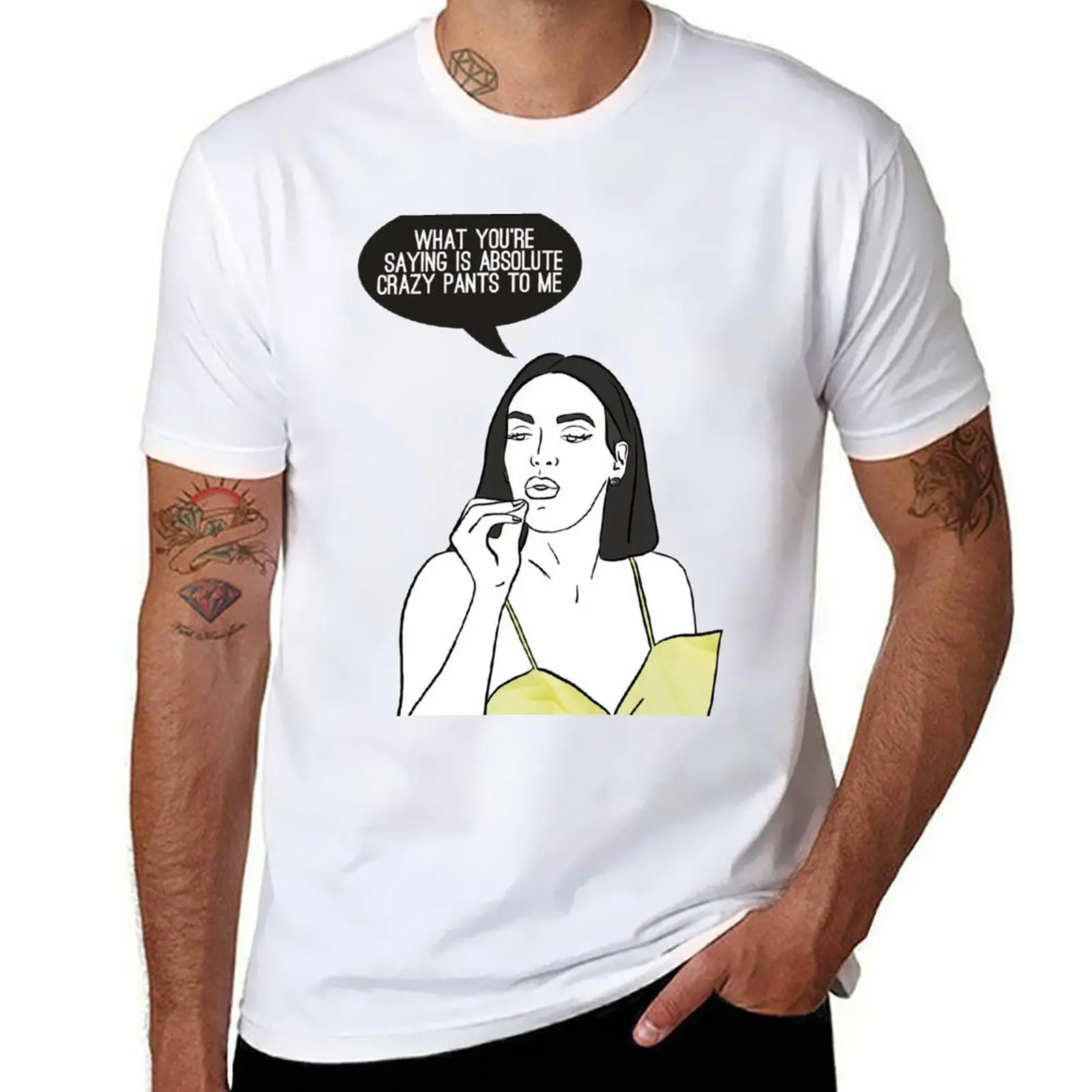 

Crazy Pants T-Shirt t shirts for man graphic funny t shirt for man 100 percent cotton T-Shirt