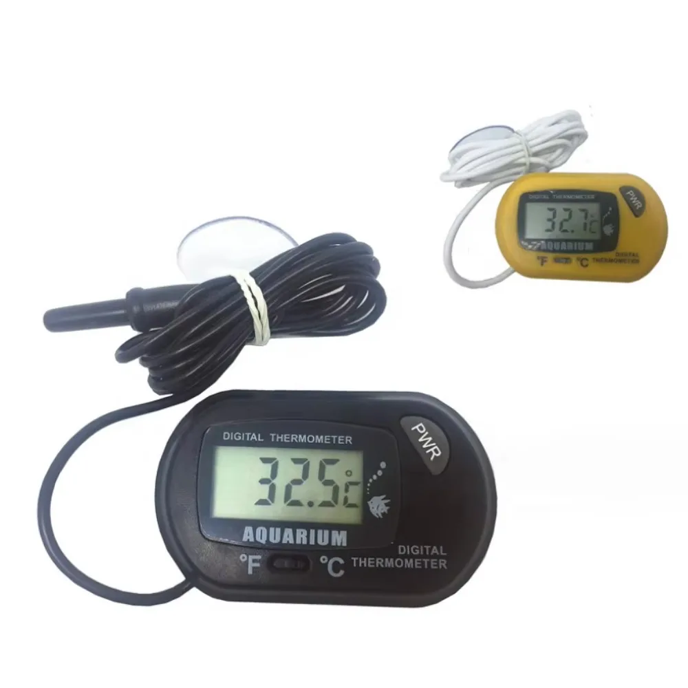 ST-3 termômetro de tanque de peixes de alta precisão tipo otário com sonda medidor digital de temperatura da água ST-3