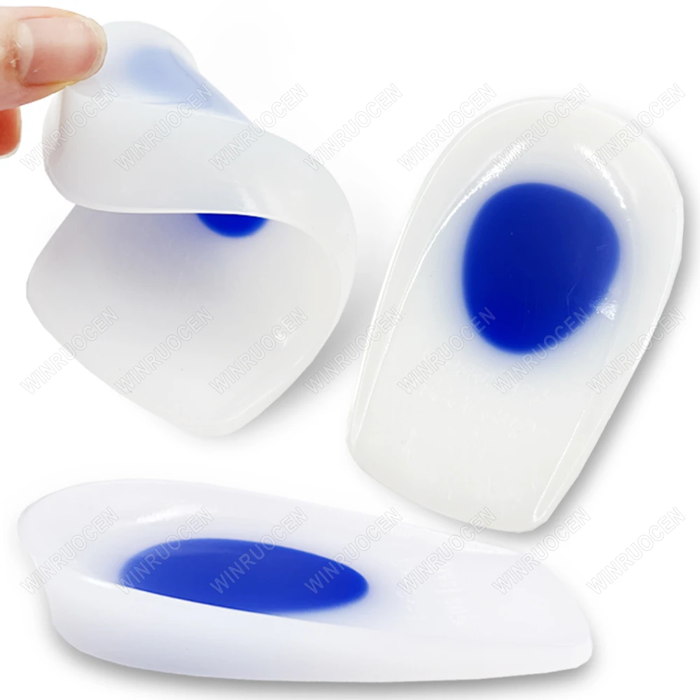 نعال جيل سيليكون الرجال النساء وسادة النعال النعال تخفيف آلام القدم حفز دعم وسادة الحذاء منصات عالية الكعب إدراج