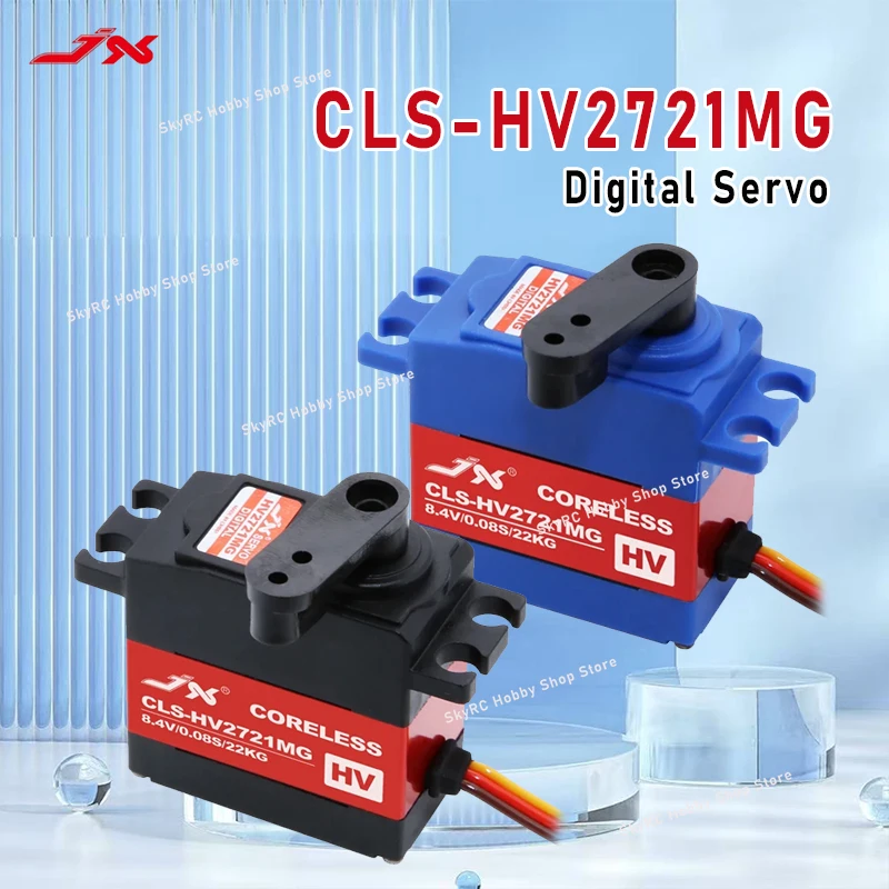 Servo JX CLS-HV2721MG Servo digital - 6-8,4 V 22 KG · cm 0,08 segundos/60 ° 30 g 32,4 × 16,8 × 30,8 mm pieza RC