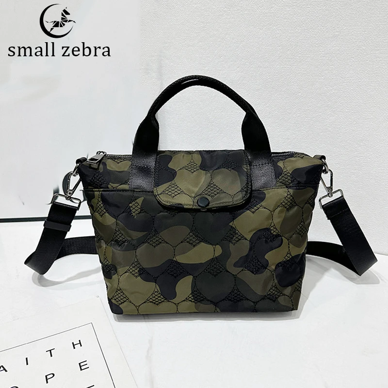 

Crossbody Bag New Flip Nylon Rhomboid Bag Casual Shoulder Tote Bag Women's Handbag