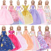 Fashion Doll Dress 30CM Doll Evening Gown Wedding Party Skirt 11.8 Inch Outfit Doll Clothes Accessories 1/6 11.5" Girl Toy Gift 2