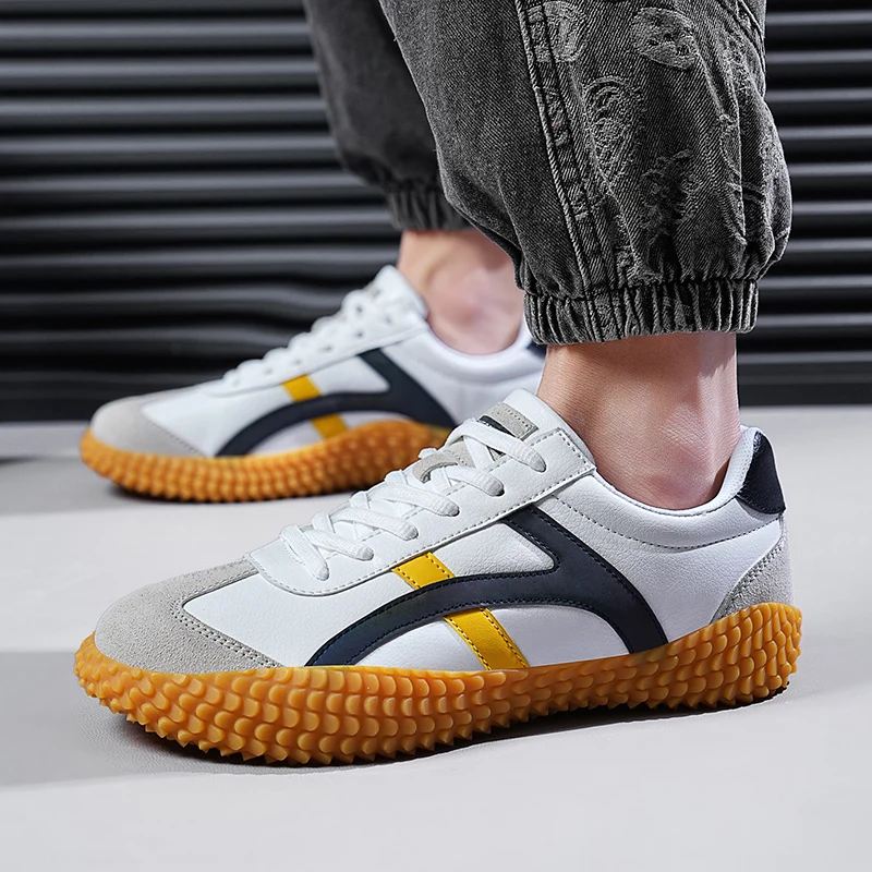 

Retro Leather Low Top Sneakers Agam German Trainers Unisex Couple Non Slip Casual Footwear Tênis Casal Zapatillas Deportivas