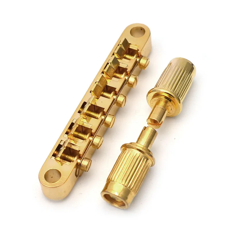 Gold Tune-O-Matic Guitar Bridge for GB LP Electric Guitar Parts