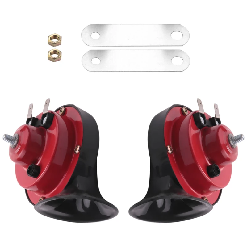 300DB Super Loud Train Horn For Truck Train Boat Car Air Electric Snail Single Horn 12V Waterproof Motorcycle Horn