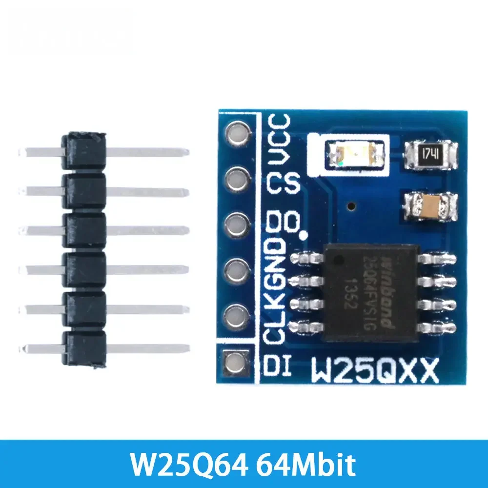 W25Q32 32Mbit / W25Q64 64Mbit / W25Q128 128Mbit 8MByte Módulo de almacenamiento FLASH interfaz SPI código BV FV STM32