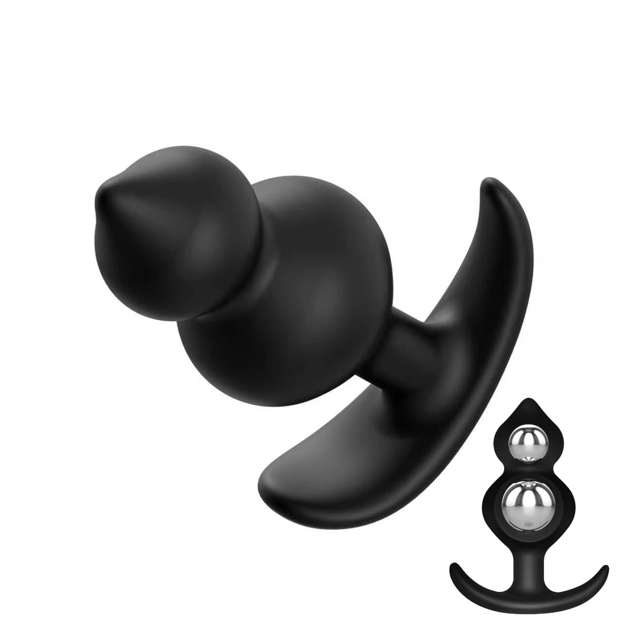 Factory Sales Wearable Anal Plugs With Steel Anal Beads Vaginal Balls Anal Stimulation Pull Bead Dildo Buttplug Adult 18 Sex Toy view 2