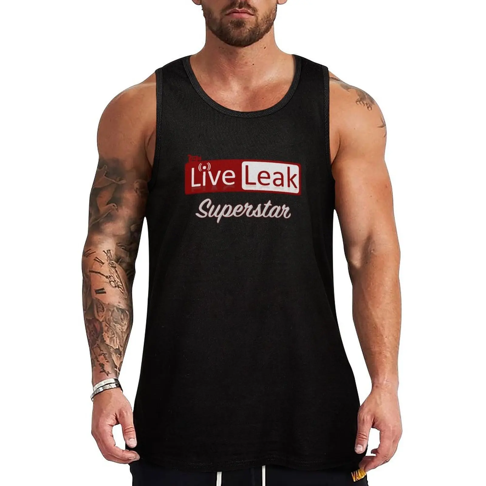 

LiveLeak Superstar Tank Top Japanese t-shirt gym clothing summer clothes