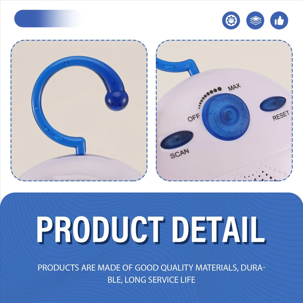 AT42 Waterproof Shower Radio, Mini Portable FM Radio Built in Speaker for Bathroom Kitchen, Boating, Hiking, Shower Speaker