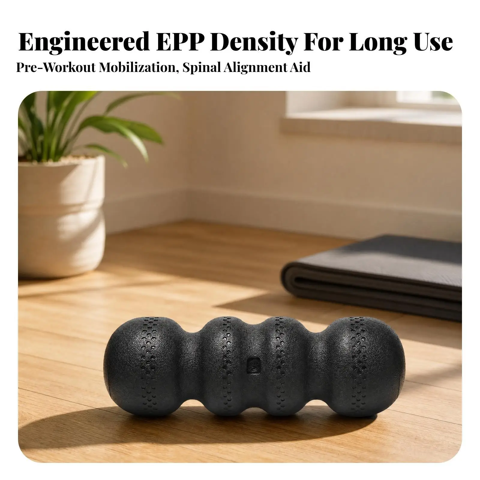 Muscle Massage Roller Peanut Design EPP Foam for Back Calves Spine Relief Deep Tissue Myofascial Release Fitness Equipment