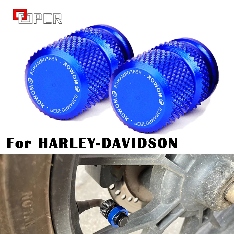 

For Harley Softail Fat Boy 114 FLFB FLFBS Street BobPan America ADV 1250 Motorcycle Accessories Tire Valve Stem Caps Cover Plugs