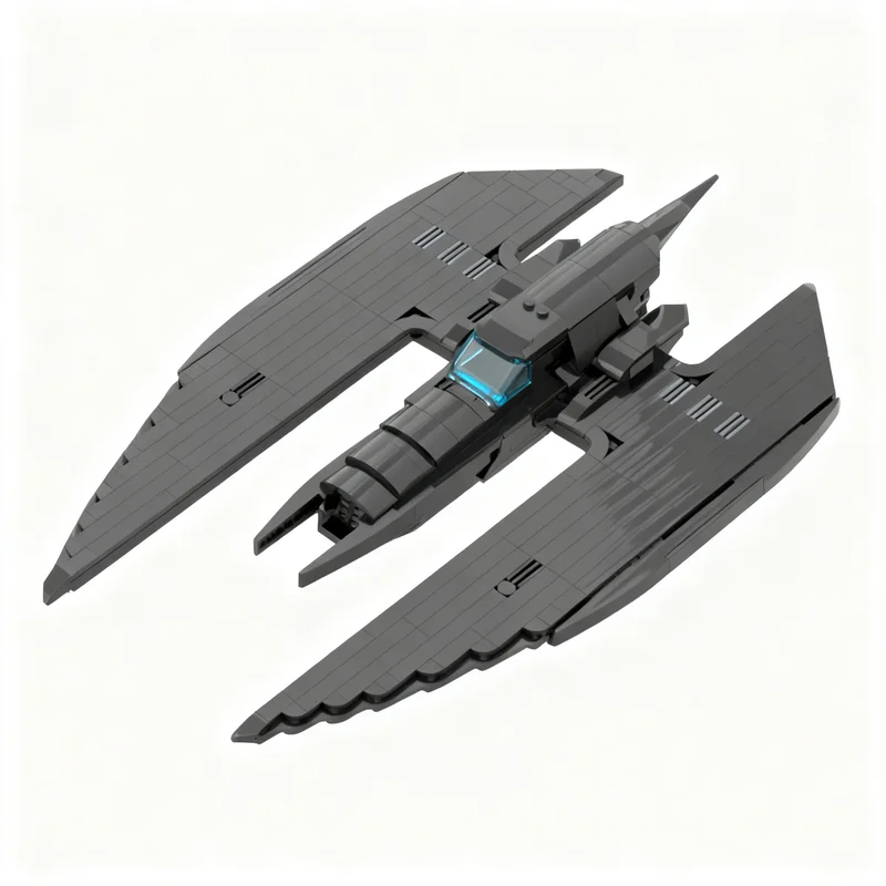 

NEW 419PCS MOC Hero Movie Bat Plane T S Model Custom Brickss Architecture DIY Assembly Display Home Decor Gift Collectible Ideas