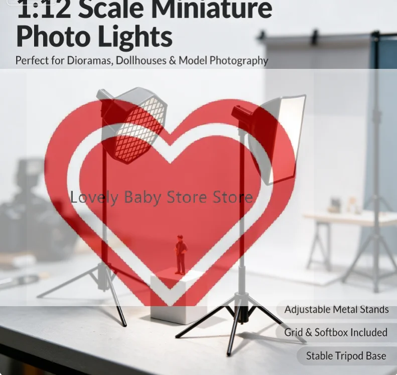 Photography Natural Lighting - 【BS】Mini Softbox da Studio 1/12 con