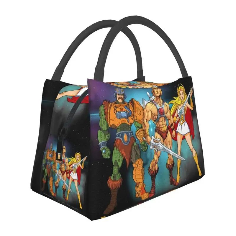 

Портативные коробки для завтрака Masters Of The Universe He-Man Trinity, женские герметичные аниме-пленки-холодильники, термоизолированная сумка для обеда с пищевой изоляцией