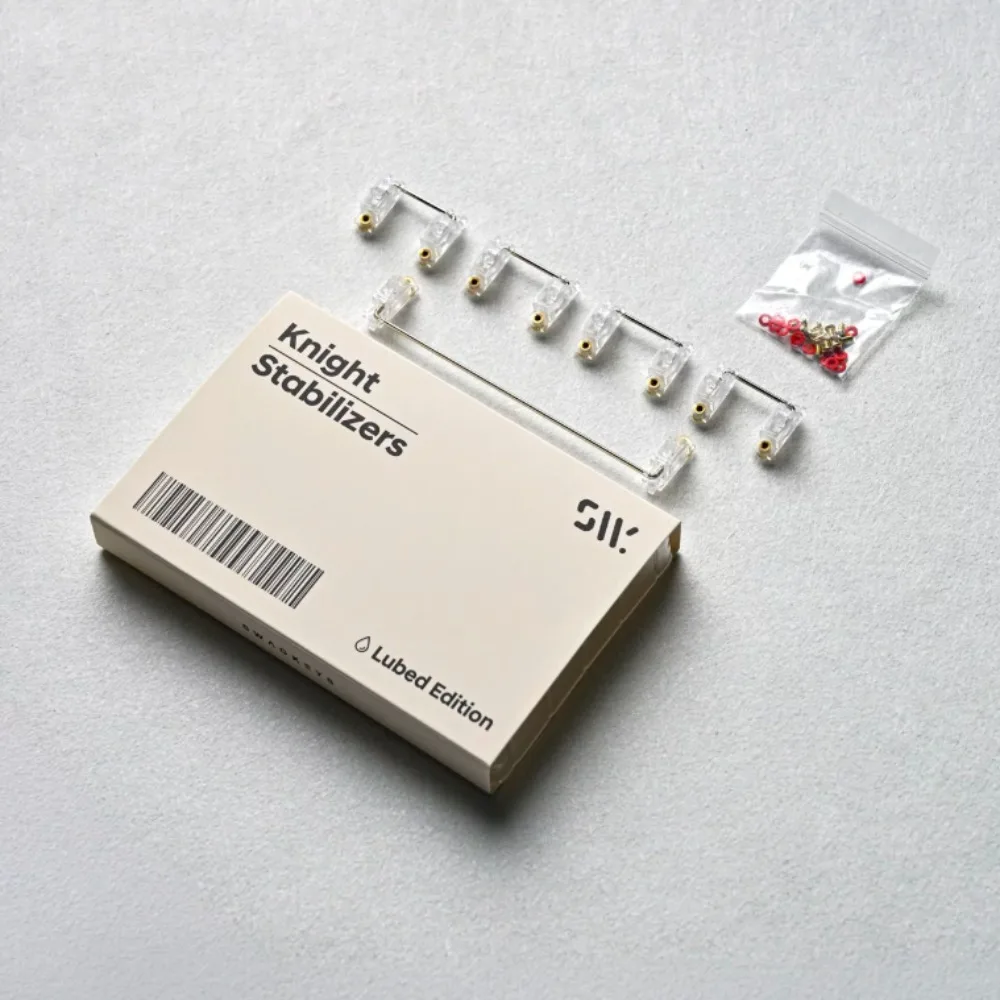 SW Knight Stabilizers Customized 1.2mm 1.6mm 6.25u 7u Keyboard Stabilizers Lubed Edition PC Mechanical Keyboard  Accessories