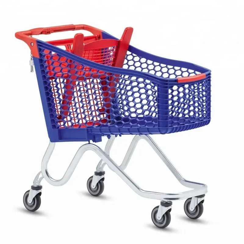 Foldable Shopping Trolley Cart With Wheels Portable Grocery Bag Pulling Hand Truck For Supermarket Market Heavy Duty Storage