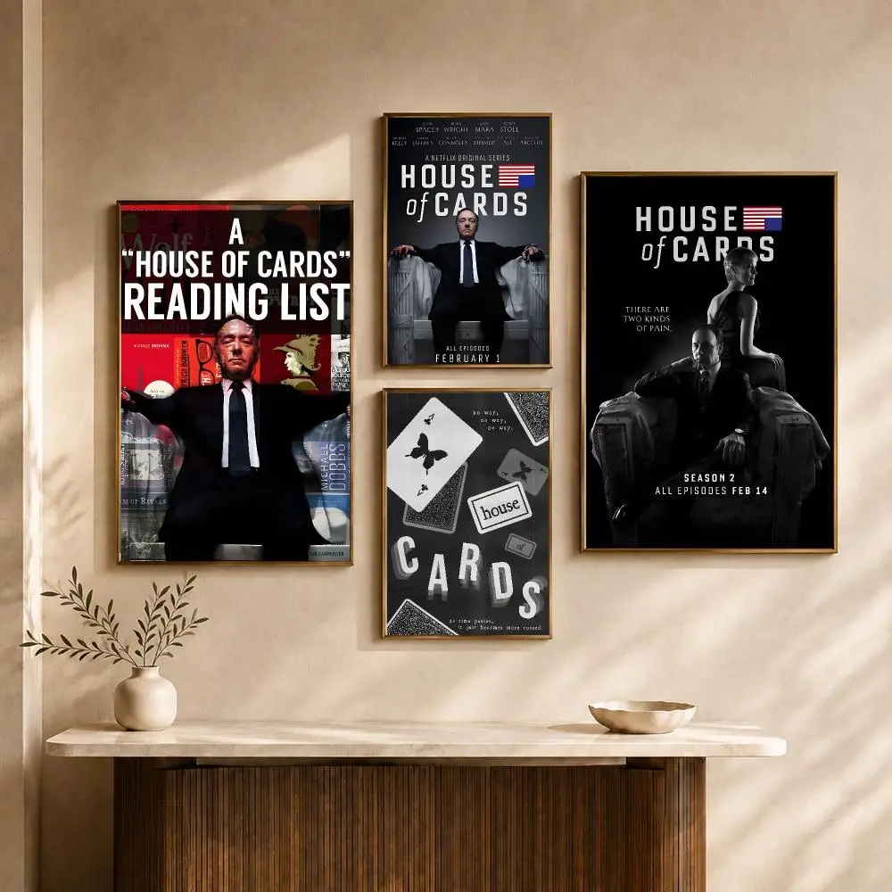 House of Cards Political Drama TV Series Art Poster HD Wall Decor Apartment Dorm Office Cafe Bedroom Home Gift