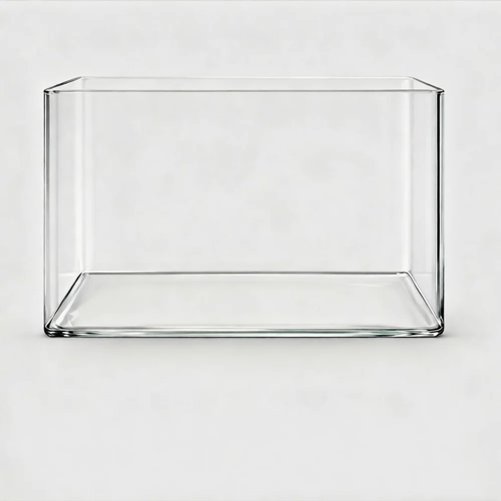 Home Decor Habitat - Kreatives Plastik-Aquarium für den Schreibtisch, ökologisches