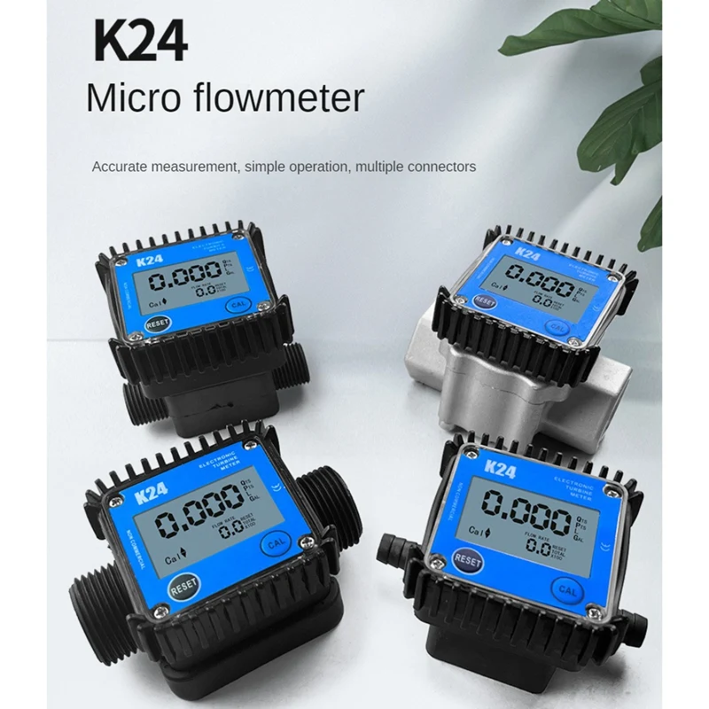 Minor Flow Digital Display Meter Gear Flow Meter Gasoline Oil Hydraulic Oil Soy Oil Water