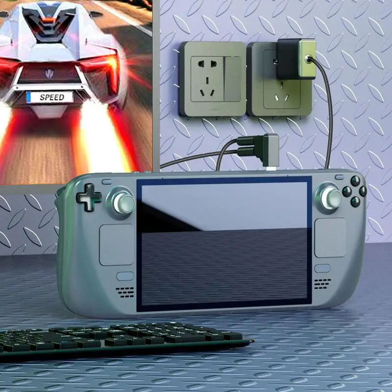 Support mural portable pour pont de vapeur, support de déclinaison arrière, support de bureau, accessoires de console, 2 en 1