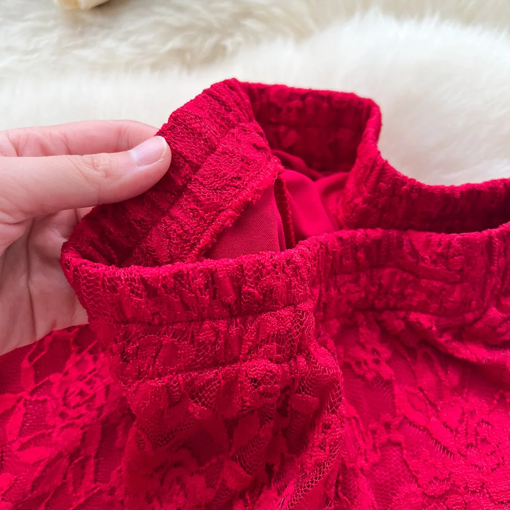 مضيئة بانت المرأة السراويل الطويلة سليم صالح الدانتيل الأزهار مثير عالية الخصر مستقيم بنطلون Y2k الشارع الشهير العمل الأنيق الخريف عادية #5