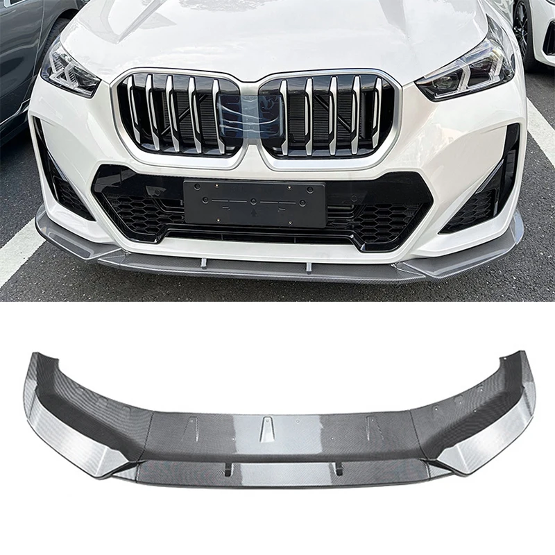 

Front Bumper Lip Spoiler Diffuser Splitters Body Kit Aprons Cover Guard Trim For BMW X1 U11 M Sport 2023-2024