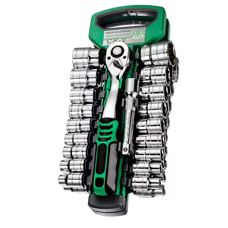 72Drive Socket Set 1/4"-3/8"-1/2", Ratchet Wrench Sockets Compact Sockets for Car Repair Mechanic Tool for Auto Repair
