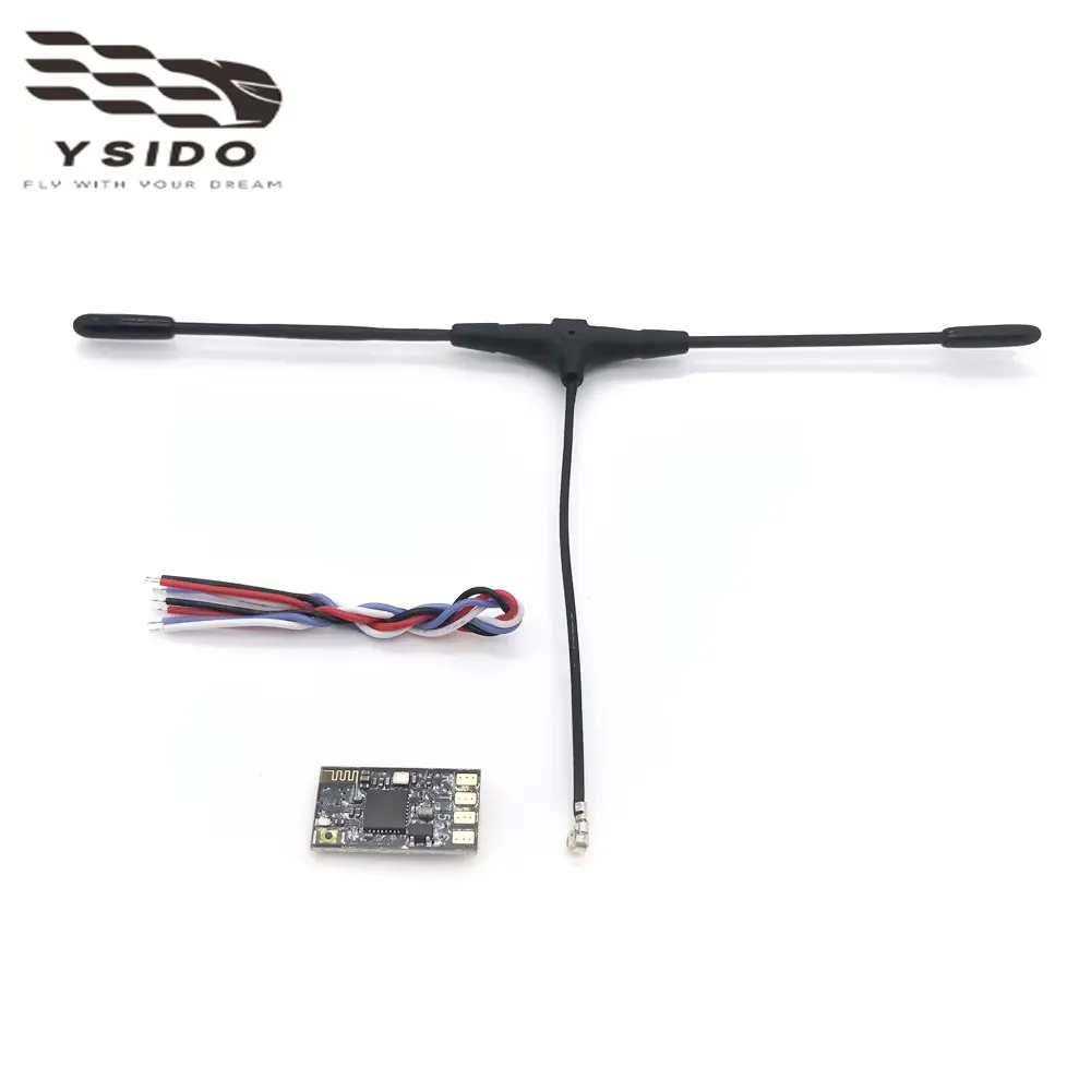 YSIDO ExpressLRS ELRS 915MHz Nano Receiver with T Antenna fit RC FPV Racing Drone Freestyle Quadcopter Airplane DIY Parts
