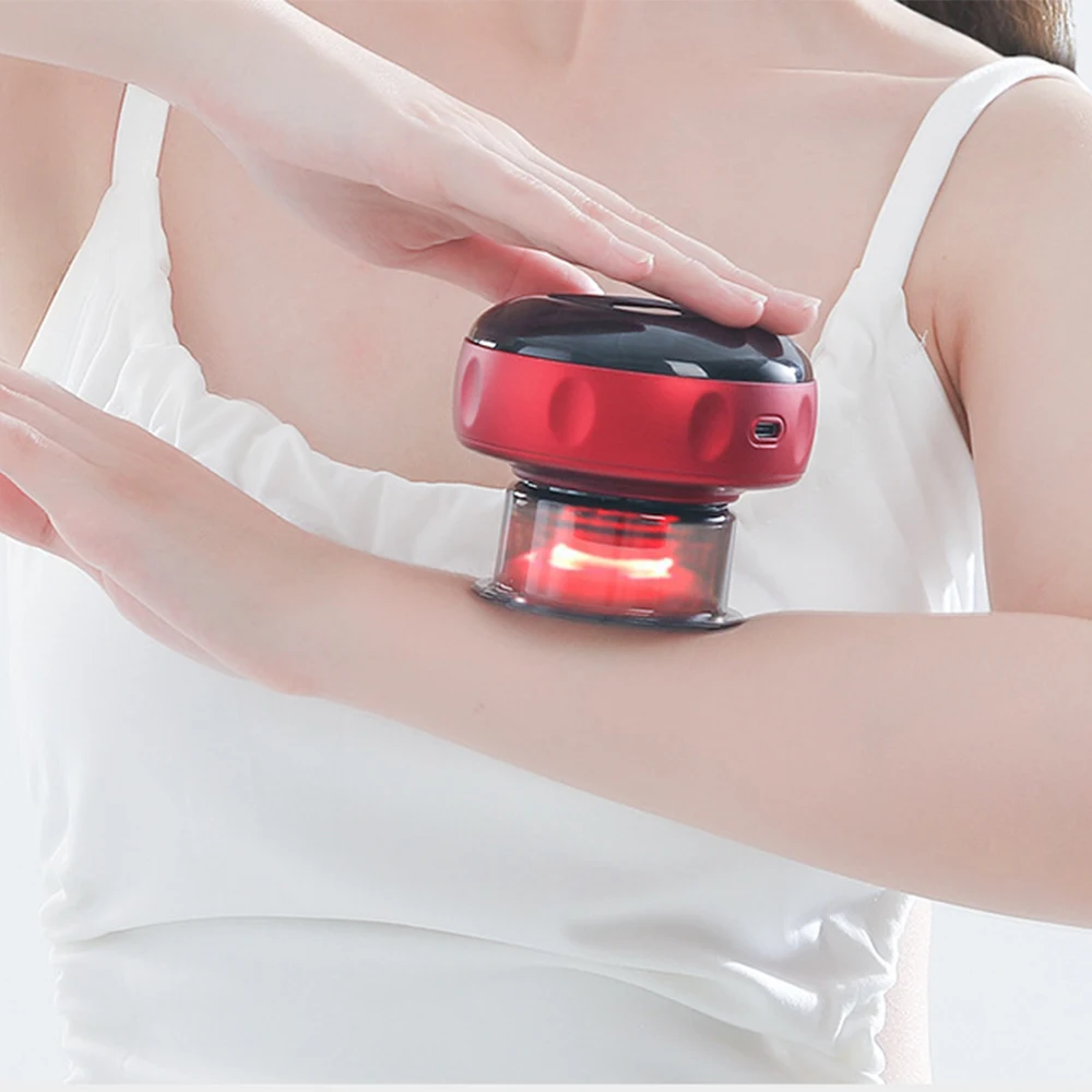 ذكي فراغ الحجامة تدليك جهاز كهربائي التدفئة ميريديان الجسم كشط الساخن ضغط الاسترخاء مدلك المنزل/SPA الصحة