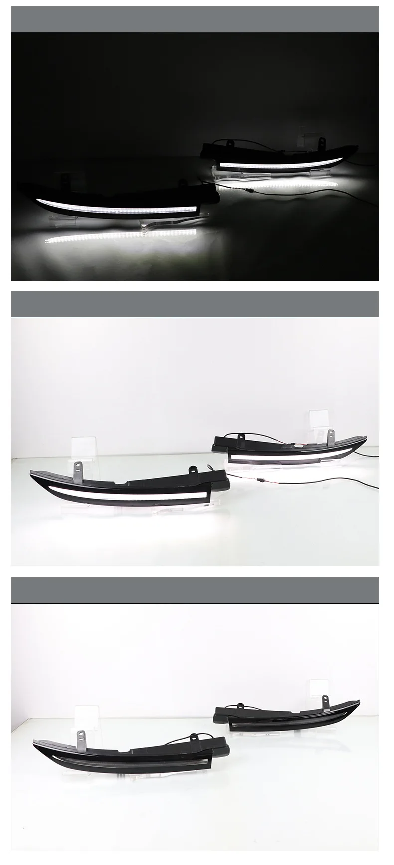 car bumper headlight for Volkswagen Lamando L daytime light 2022~2023y DRL car accessories LED headlamp Lamando fog light