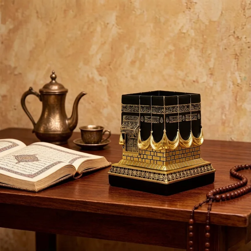 1pc Kaaba Replica Model Islamic Muslim Turkish Ramadan Eid Islamic Gifts Home Decorations Imitation