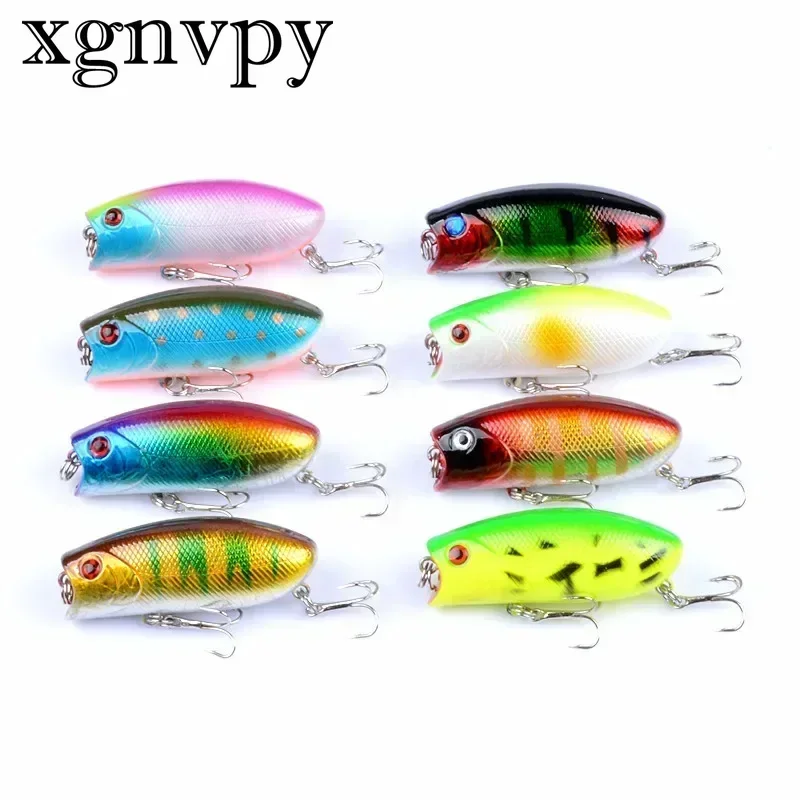 Xgnvpy New Luya Wave Planking Bait Surface System False Baits Bionic Baits 6CM/10.4G Plastic Hard Baits Floating Water